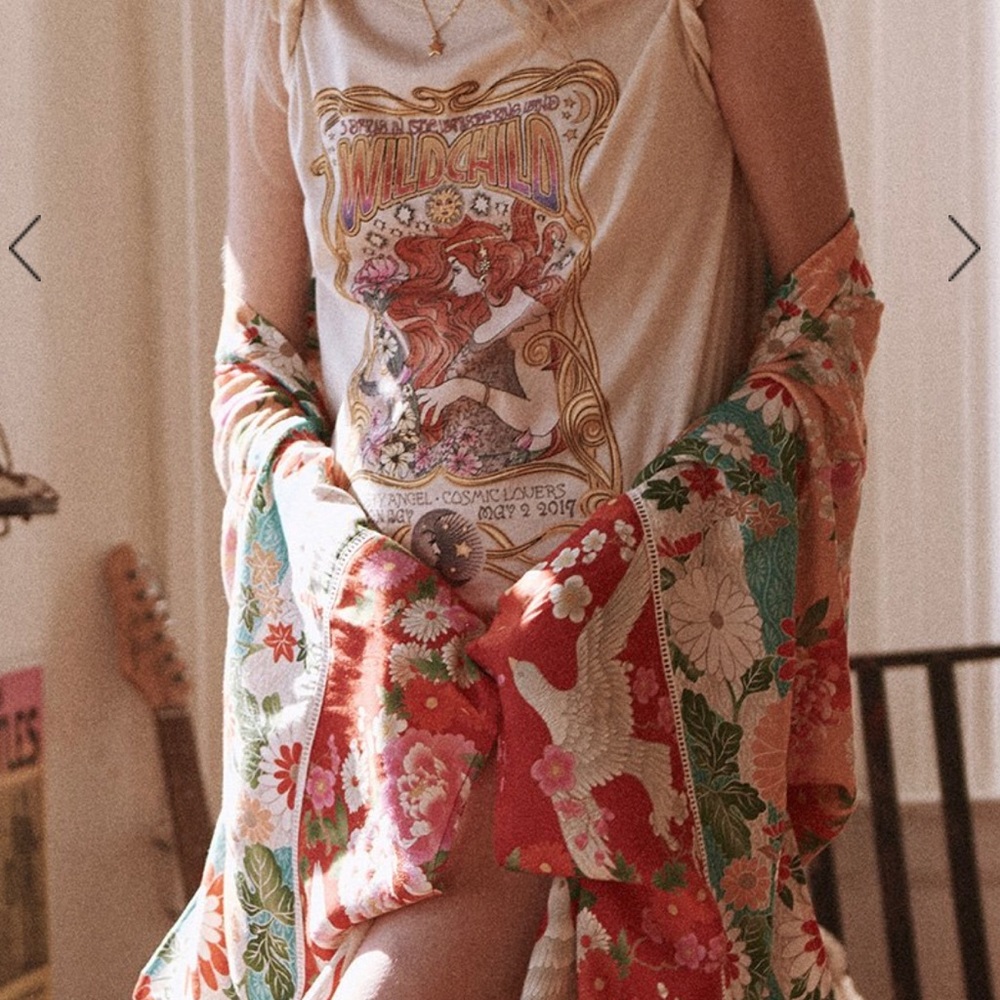 ✌🏼Spell Designs Delilah Patchwork Kimono OS - Picture 5 of 7